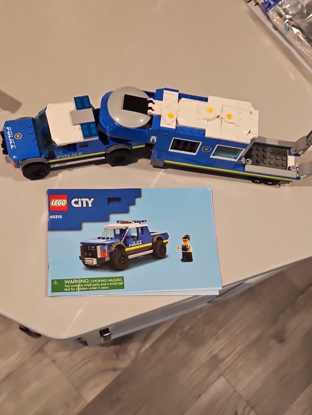 Lego City Police Truck with Trailer